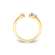 0.15ct Lab Grown Diamond Ring in 9K Yellow Gold | The Jewellery Boutique