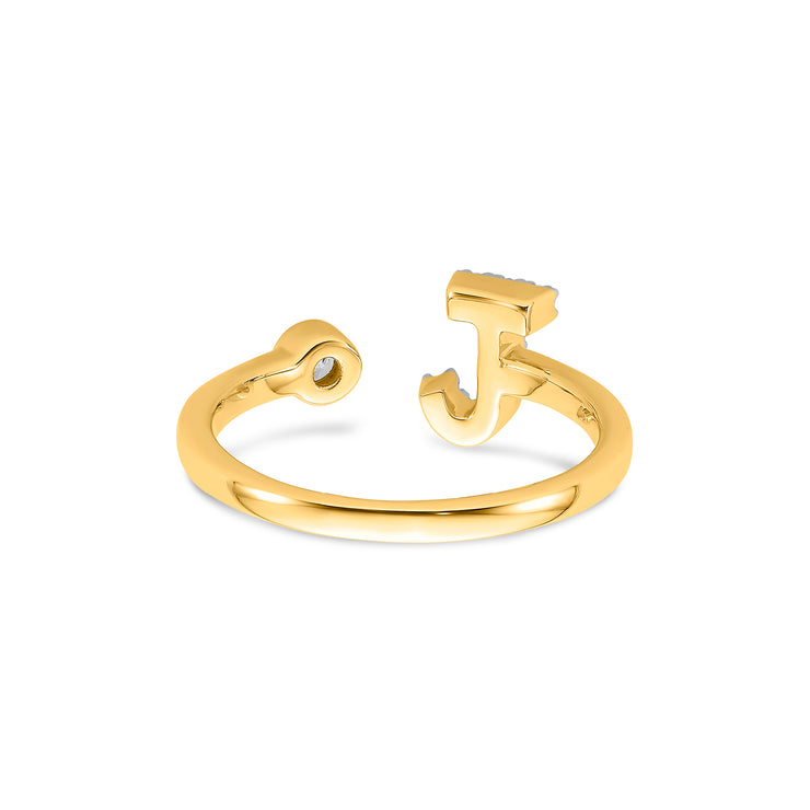 0.15ct Lab Grown Diamond Ring in 9K Yellow Gold | The Jewellery Boutique