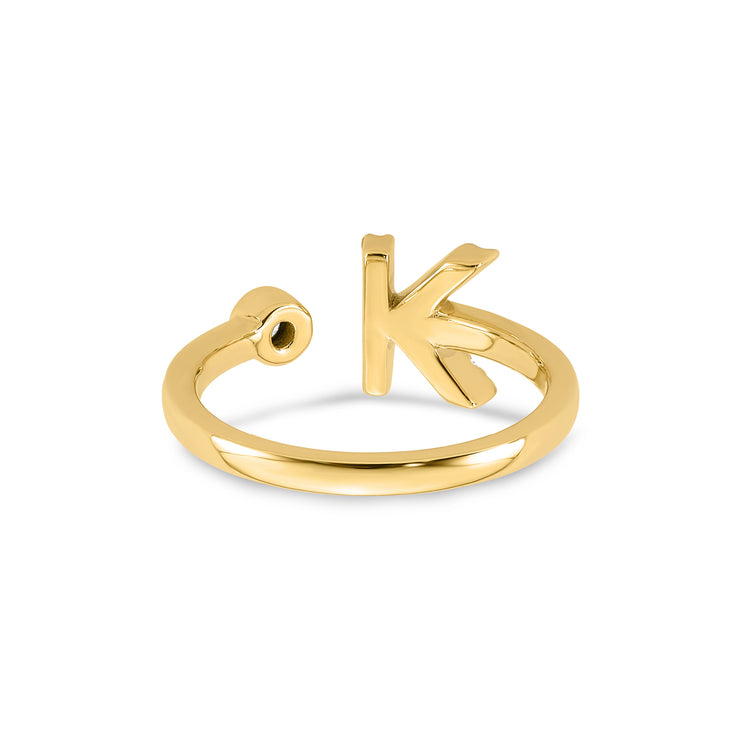 0.18ct Lab Grown Diamond Ring in 9K Yellow Gold | The Jewellery Boutique