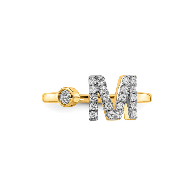 0.26ct Lab Grown Diamond Ring in 9K Yellow Gold | The Jewellery Boutique