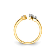 0.21ct Lab Grown Diamond Ring in 9K Yellow Gold | The Jewellery Boutique