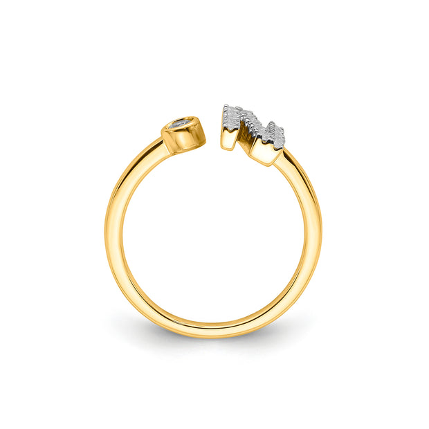 0.21ct Lab Grown Diamond Ring in 9K Yellow Gold | The Jewellery Boutique