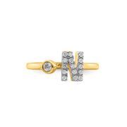 0.21ct Lab Grown Diamond Ring in 9K Yellow Gold | The Jewellery Boutique