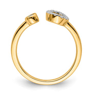 0.18ct Lab Grown Diamond Ring in 9K Yellow Gold | The Jewellery Boutique