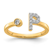 0.16ct Lab Grown Diamond Ring in 9K Yellow Gold | The Jewellery Boutique