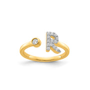 0.19ct Lab Grown Diamond Ring in 9K Yellow Gold | The Jewellery Boutique