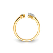 0.19ct Lab Grown Diamond Ring in 9K Yellow Gold | The Jewellery Boutique