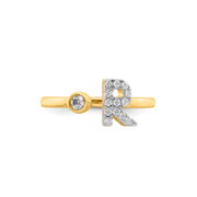 0.19ct Lab Grown Diamond Ring in 9K Yellow Gold | The Jewellery Boutique