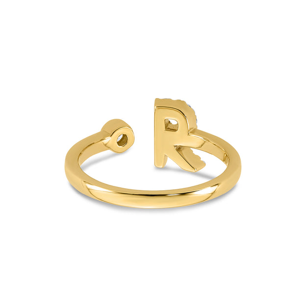 0.19ct Lab Grown Diamond Ring in 9K Yellow Gold | The Jewellery Boutique