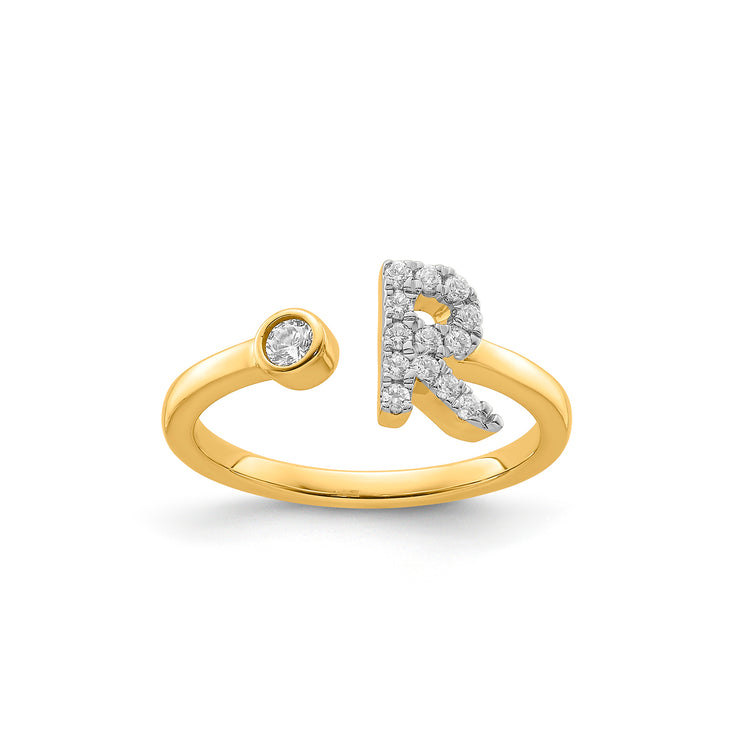 0.19ct Lab Grown Diamond Ring in 9K Yellow Gold | The Jewellery Boutique