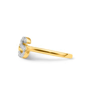 0.17ct Lab Grown Diamond Ring in 9K Yellow Gold | The Jewellery Boutique