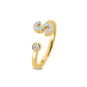 0.17ct Lab Grown Diamond Ring in 9K Yellow Gold | The Jewellery Boutique