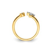 0.14ct Lab Grown Diamond Ring in 9K Yellow Gold | The Jewellery Boutique