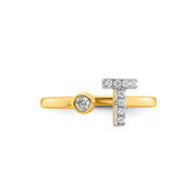 0.14ct Lab Grown Diamond Ring in 9K Yellow Gold | The Jewellery Boutique