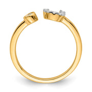 0.17ct Lab Grown Diamond Ring in 9K Yellow Gold | The Jewellery Boutique