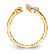 0.16ct Lab Grown Diamond Ring in 9K Yellow Gold | The Jewellery Boutique