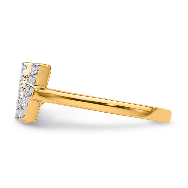 0.16ct Lab Grown Diamond Ring in 9K Yellow Gold | The Jewellery Boutique