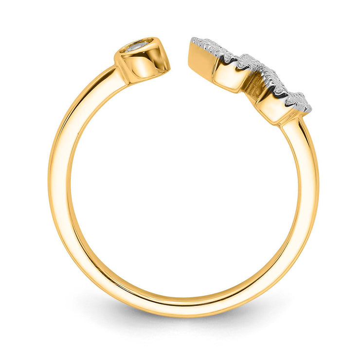 0.26ct Lab Grown Diamond Ring in 9K Yellow Gold | The Jewellery Boutique