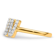 0.26ct Lab Grown Diamond Ring in 9K Yellow Gold | The Jewellery Boutique