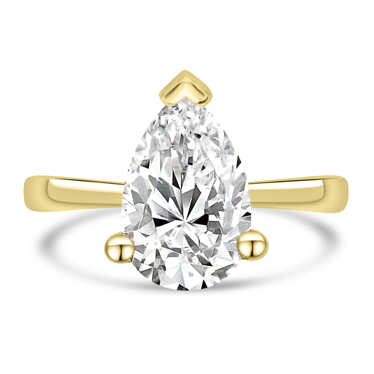 1.00ct Lab Grown Diamond Ring in 18K Yellow Gold