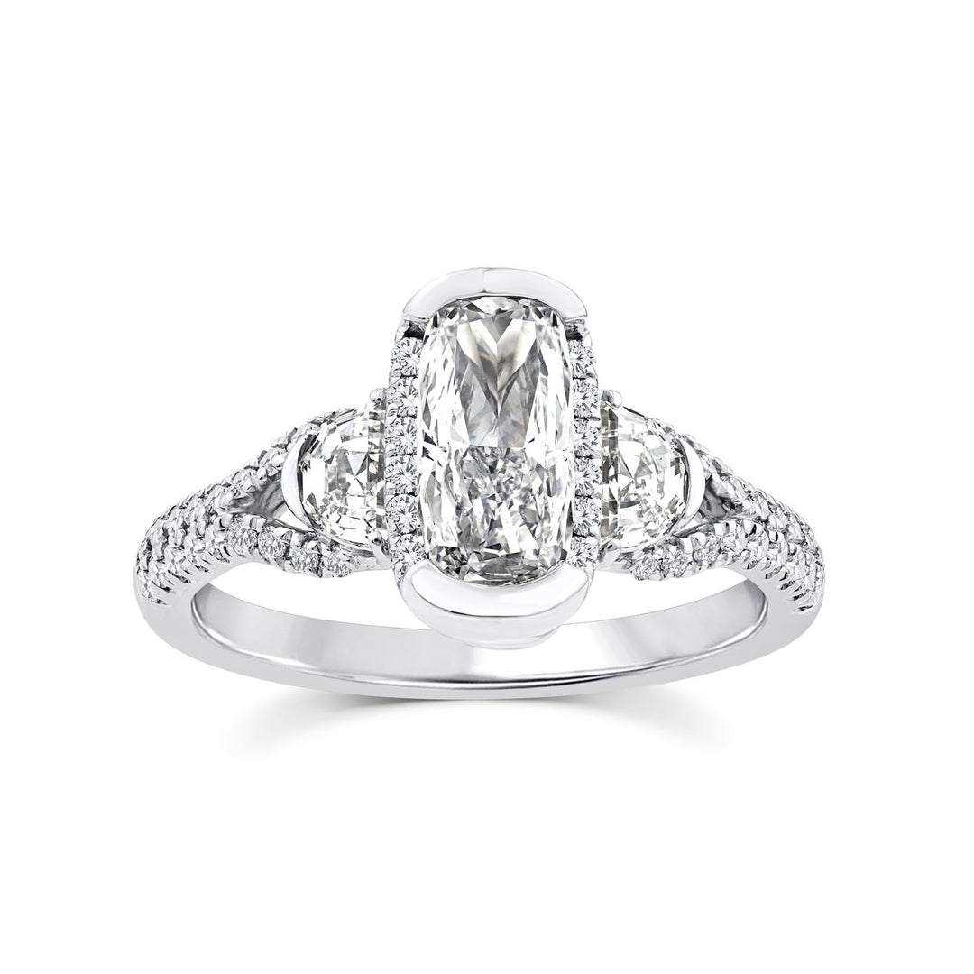 1.50ct Lab Grown Diamond Northern Ray Ring in Platinum