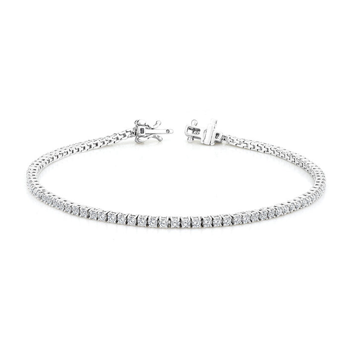2.00ct Lab Grown Diamond Bracelet in 9K White Gold