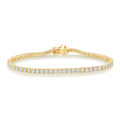 5.00ct Lab Grown Diamond Bracelet in 9K Yellow Gold