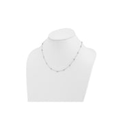 0.40ct Lab Grown Diamond Necklace in 9K White Gold | The Jewellery Boutique