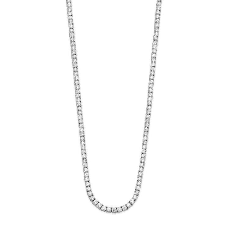 10ct Lab Grown Diamond Necklace in 18K White Gold | The Jewellery Boutique