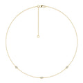 0.25ct Lab Grown Diamond Necklace in 9K Yellow Gold