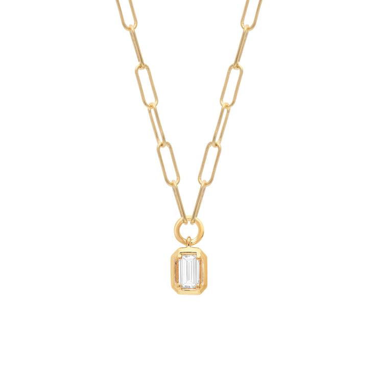 0.5ct Lab Grown Diamond Necklace in 9K Yellow Gold | The Jewellery Boutique