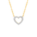 0.1ct Lab Grown Diamond Necklace in 9K Yellow Gold | The Jewellery Boutique