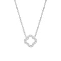 0.09ct Lab Grown Diamond Necklace in 9K White Gold | The Jewellery Boutique