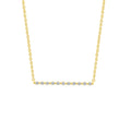 0.09ct Lab Grown Diamond Necklace in 9K Yellow Gold | The Jewellery Boutique