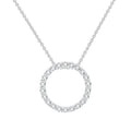 0.50ct Lab Grown Diamond Necklace in 9K White Gold