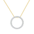0.50ct Lab Grown Diamond Necklace in 9K Yellow Gold