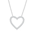 0.50ct Lab Grown Diamond Necklace in 9K White Gold