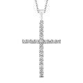 0.50ct Lab Grown Diamond Necklace in 9K White Gold