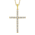0.50ct Lab Grown Diamond Necklace in 9K Yellow Gold