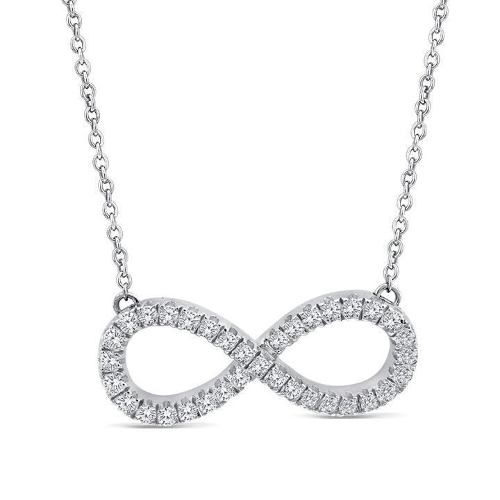 0.25ct Lab Grown Diamond Necklace in 9K White Gold