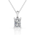 0.50ct Lab Grown Diamond Necklace in 9K White Gold