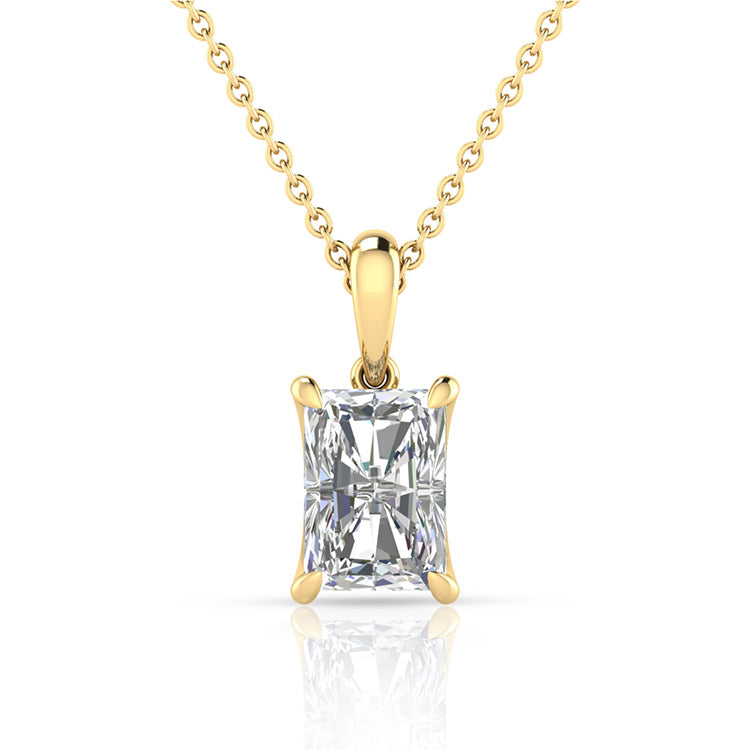0.50ct Lab Grown Diamond Necklace in 9K Yellow Gold