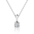0.25ct Lab Grown Diamond Necklace in 9K White Gold