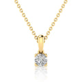 2.00ct Lab Grown Diamond Necklace in 9K Yellow Gold