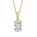 2.00ct Lab Grown Diamond Necklace in 9K Yellow Gold