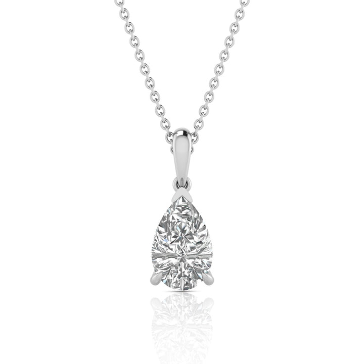 2.00ct Lab Grown Diamond Necklace in 9K White Gold