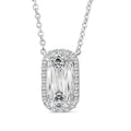 2.15ct Lab Grown Diamond Northern Ray Necklace in 18K White Gold
