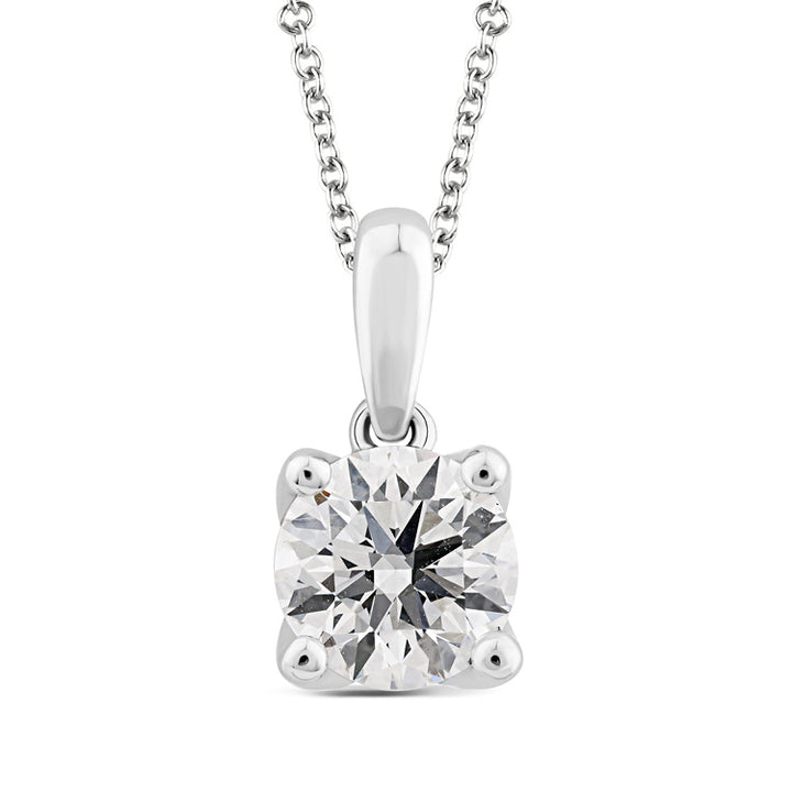 1.00ct Lab Grown Diamond Necklace in 9K White Gold