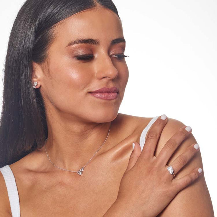 2.20ct Lab Grown Diamond Necklace in 18K White Gold