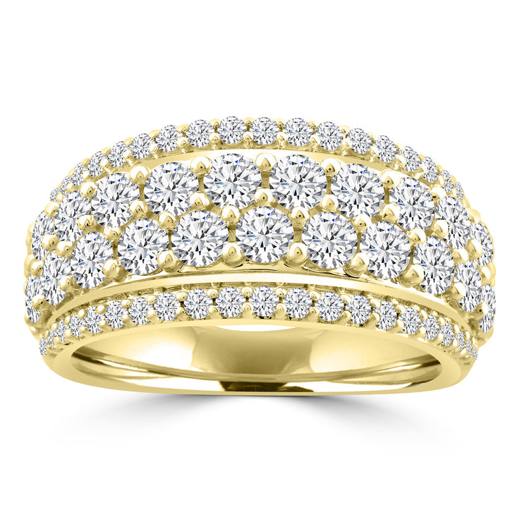 2.00ct Lab Grown Diamond Ring in 18K Yellow Gold